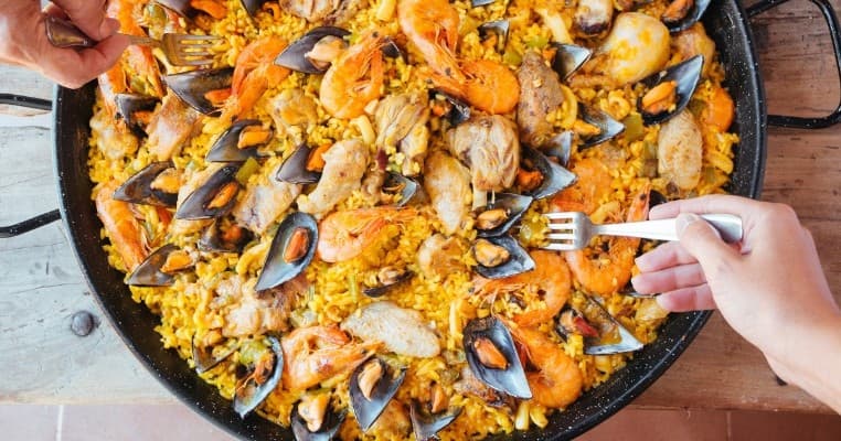 Culinary Adventure: Paella Party with Chef Kevin in the Kitchen on Fire