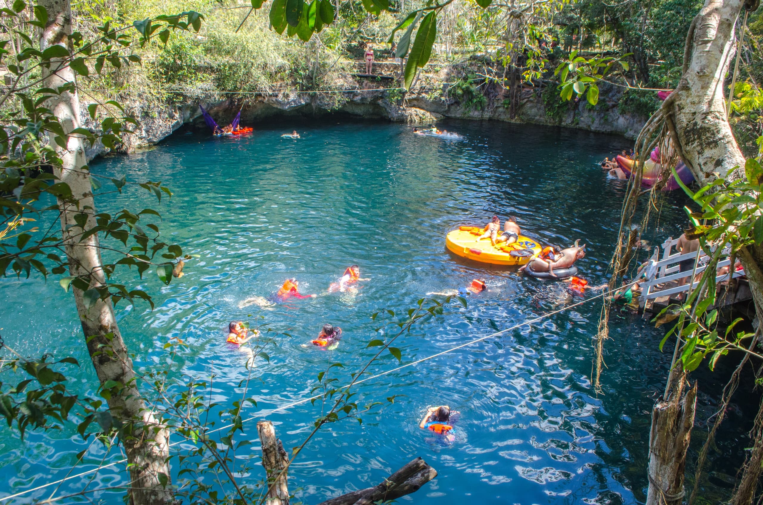 Cenote Adventure with Aleman Travel Agency in Cancún