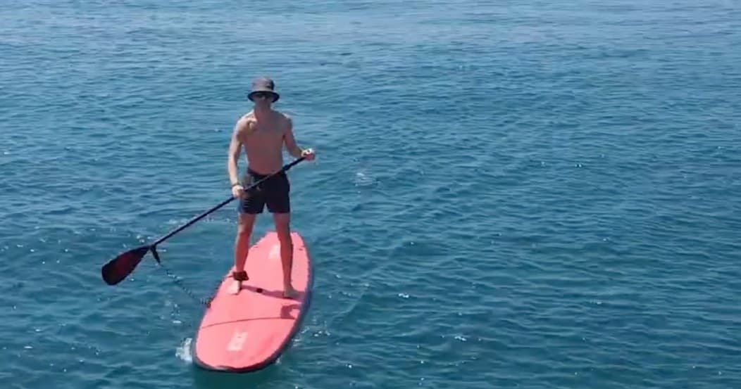 Stand Up Paddleboard on Black Sand with Wavesports