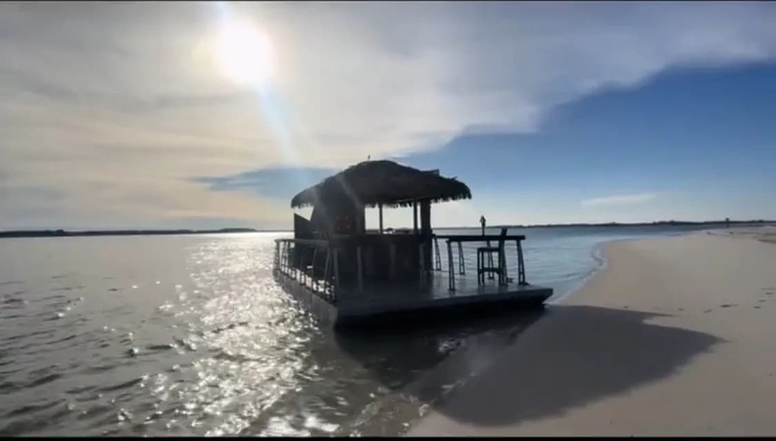 90 Minutes to Paradise: Private Tiki Boat Charter on Hampton Roads