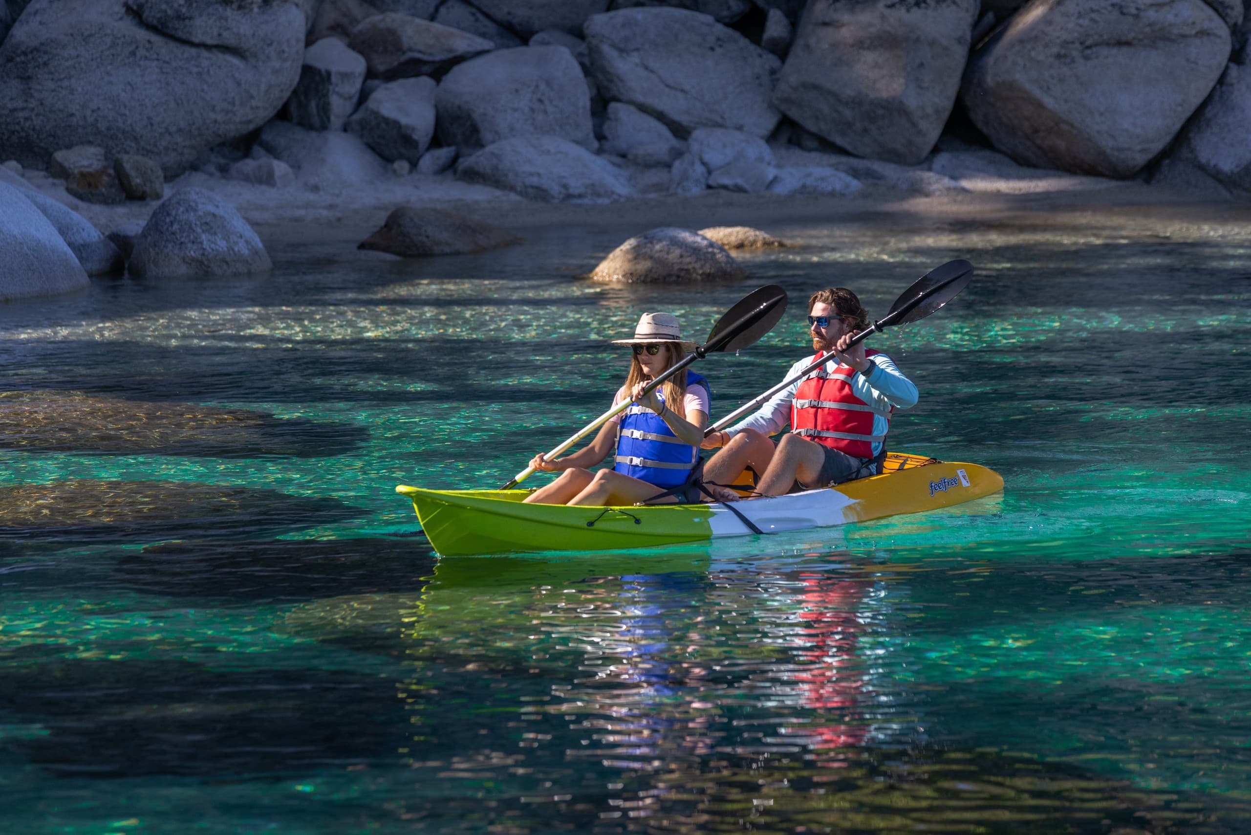 Paddle Lake Tahoe: Double Sit-On-Top Kayak from Zephyr Cove photo 1