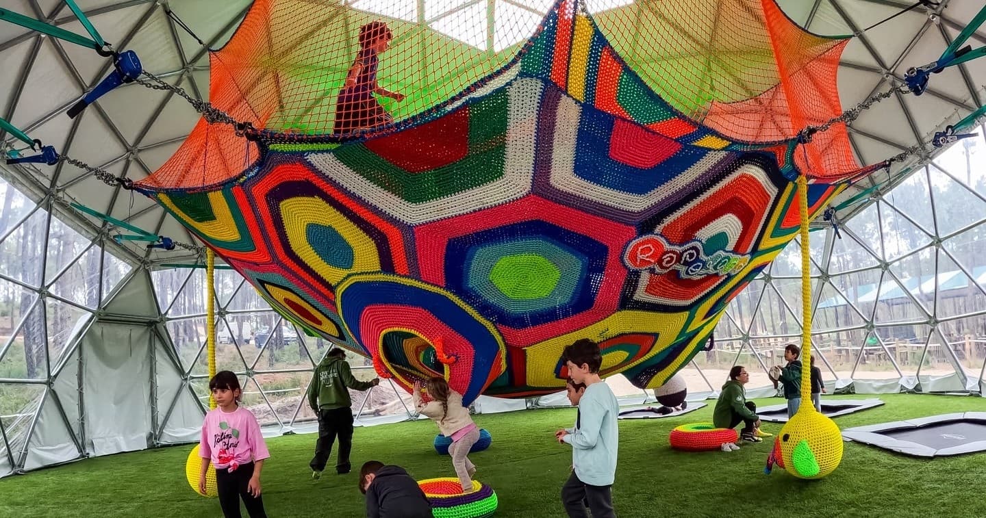 Ropeland: Ericeira's Colorful Kids Ropes Course at Parque Aventura Cova da Baleiat