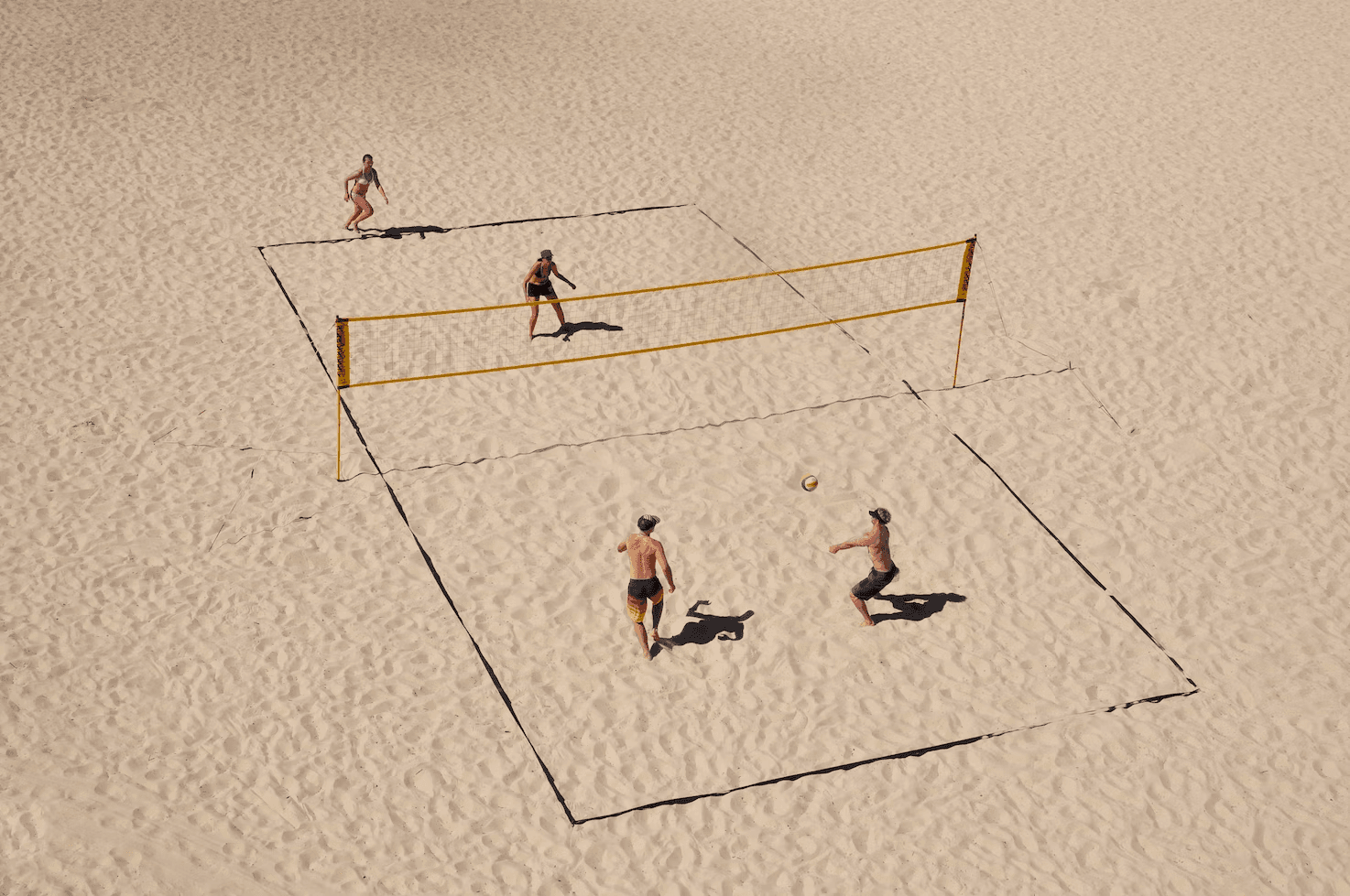 Beach Volleyball Fun in Gulf Shores, Alabama
