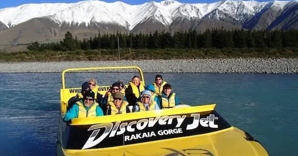 Water Activities at Discovery Jet in Rakaia Gorge
