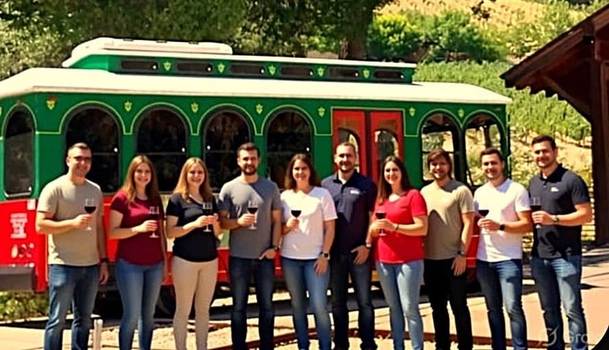 Classic Trolley Tour in Paso Robles: Small-Group Winery Trolley with Sparkling Sendoff