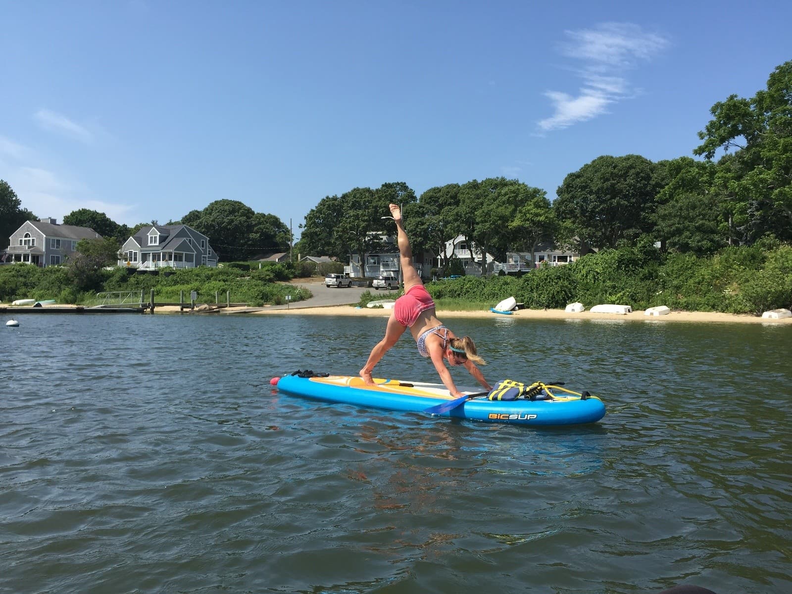 SUP Yoga on Mashpee Salt Marshes: 90-Minute Stand-Up Paddle Flow photo 1