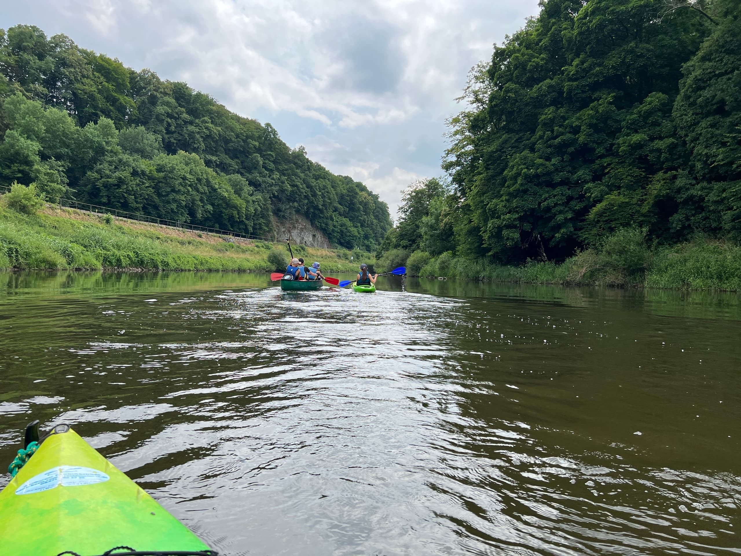 Canoe Trip in Germany with Weilburger Touristikbetriebe