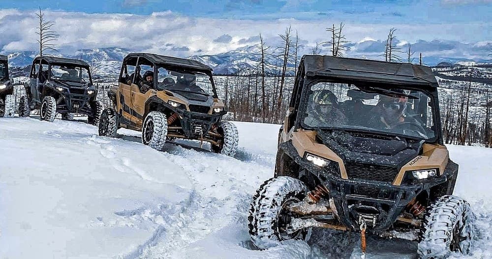 UTV Adventure at Frosty Trails with Great Outdoors Adventures in Westcreek