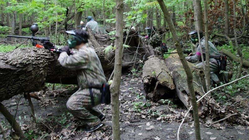Private Paintball Outing in Minooka: Full-Day Tactical Woodland Battles