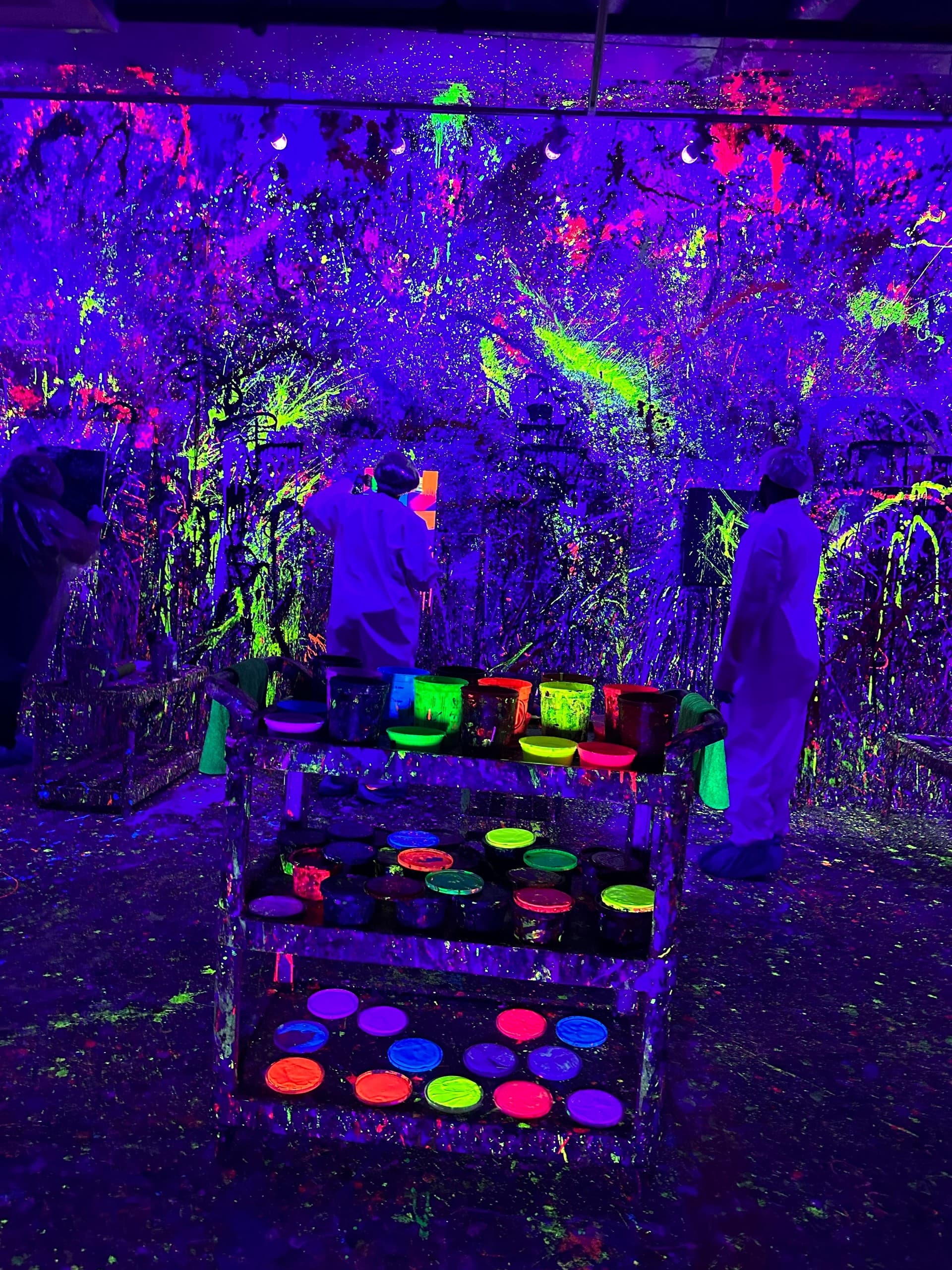Glow Splatter Party Experience: Neon Blacklight Painting in Santa Monica photo 2