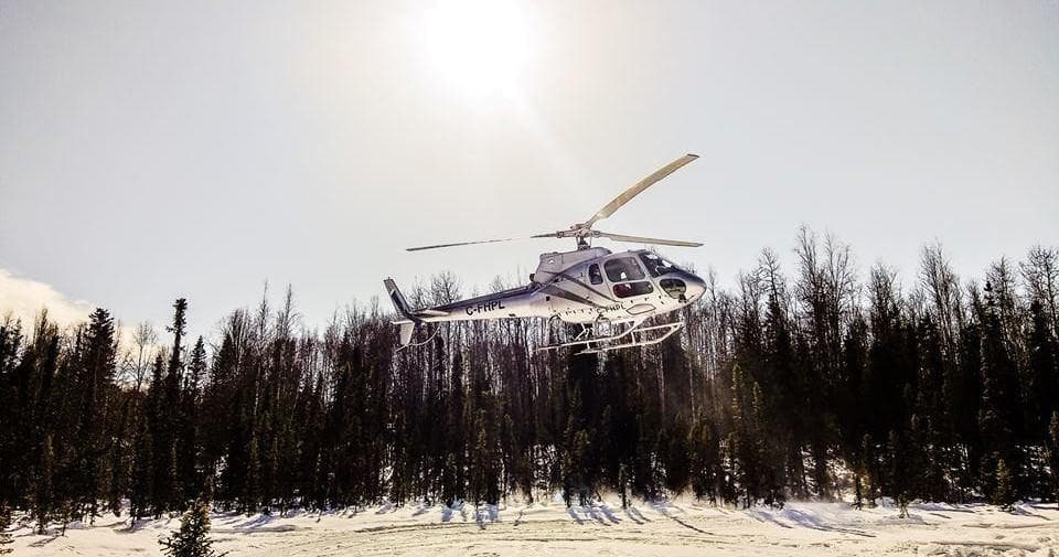 Winter Helicopter Flight Seeing & Dog Sled in Willow, AK