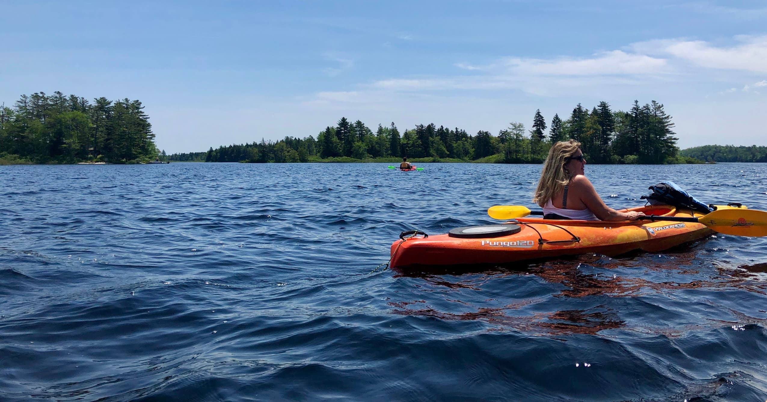Freshwater Kayaking at Jones Pond with Sea Schoodic Kayak & Bike
