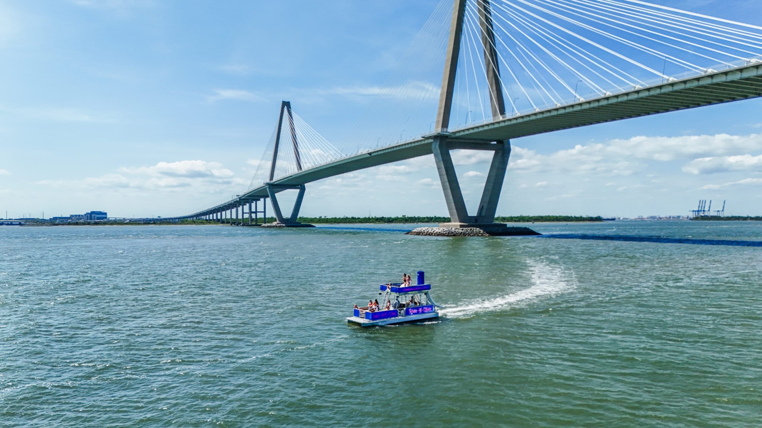 Charleston Harbor Private Cruise: 4-Hour Afternoon Charter Under the Ravenel Bridge