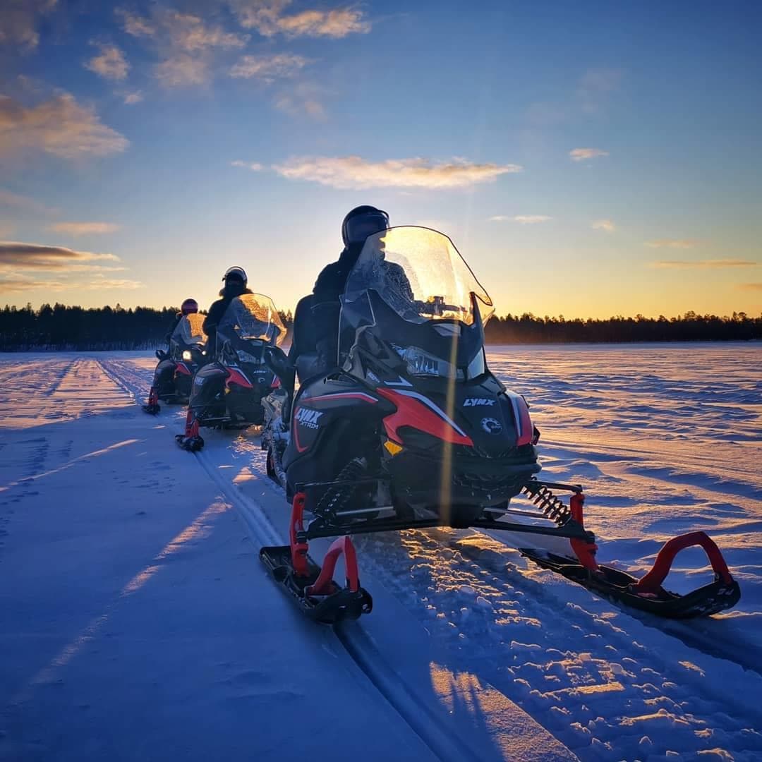 Snowmobile Safari with Aurora Village Oy in Ivalo, Finland