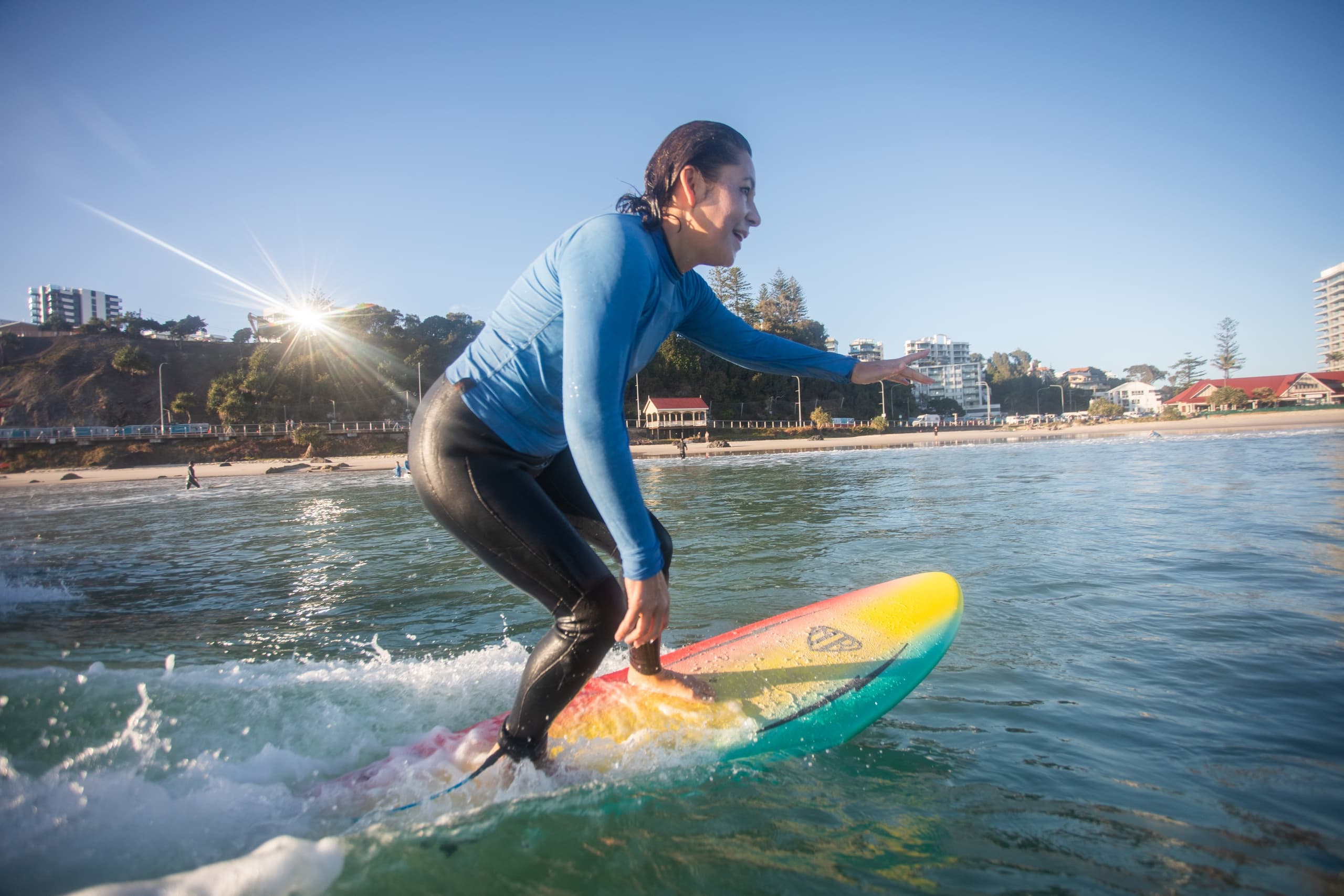 Private Surf Lessons with Kirra Point Surf School, Coolangatta