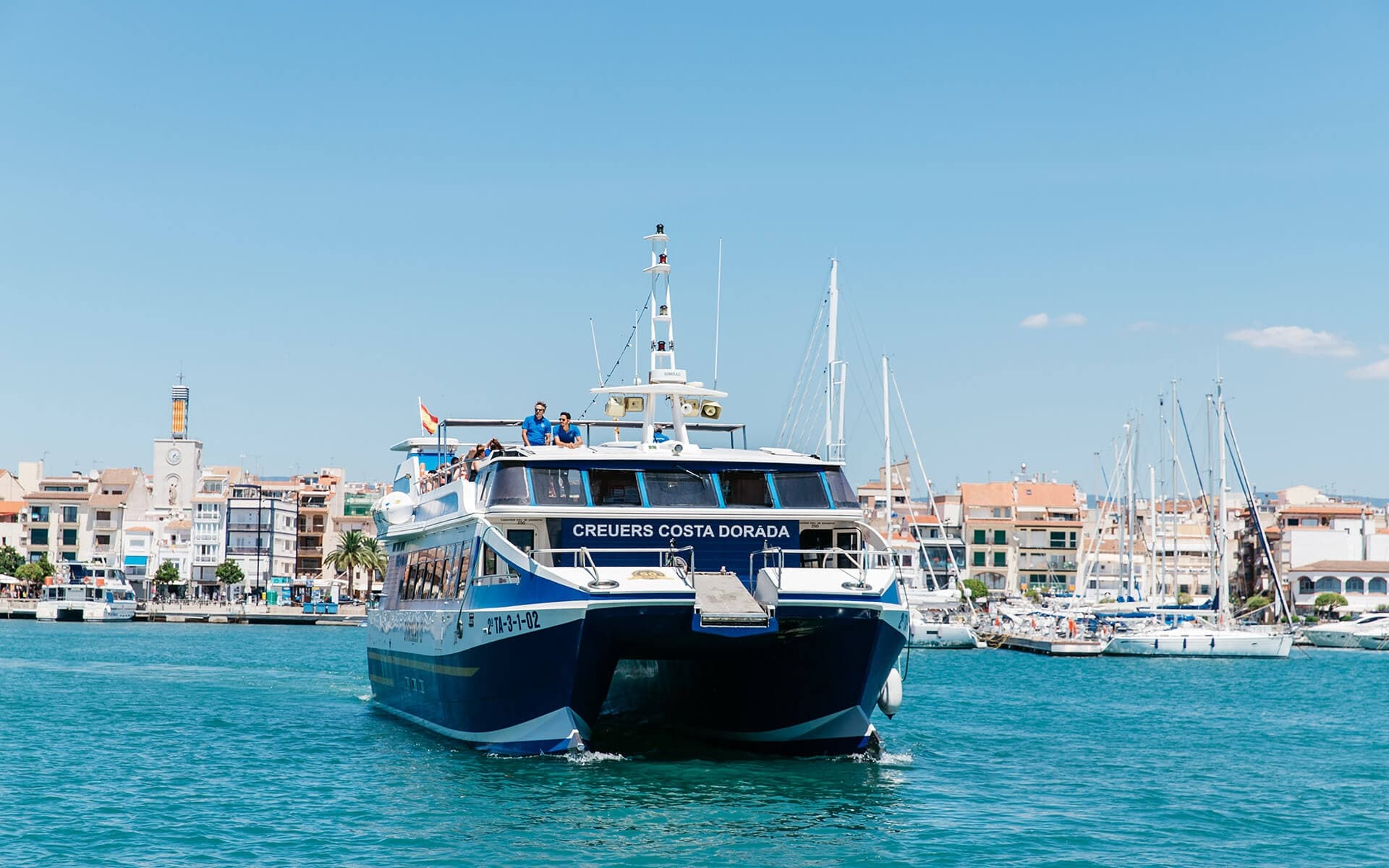 Maritime Transfer & Coastal Views from Nautic Parc Costa Daurada
