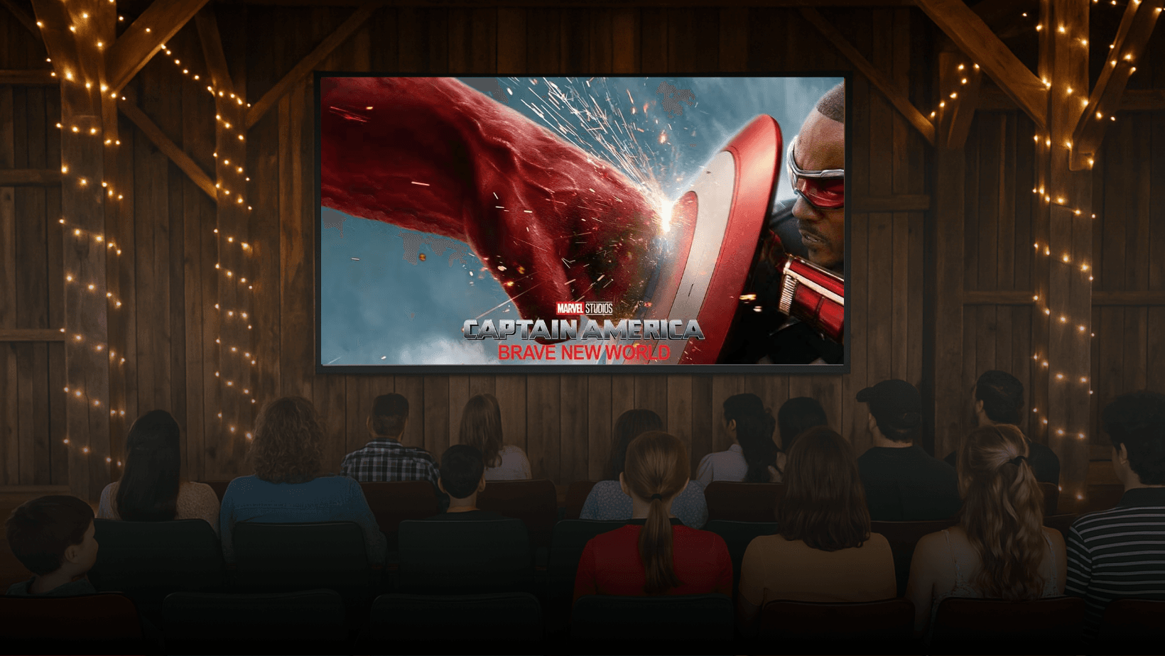 Movie Night: Captain America in Boyne City, Michigan