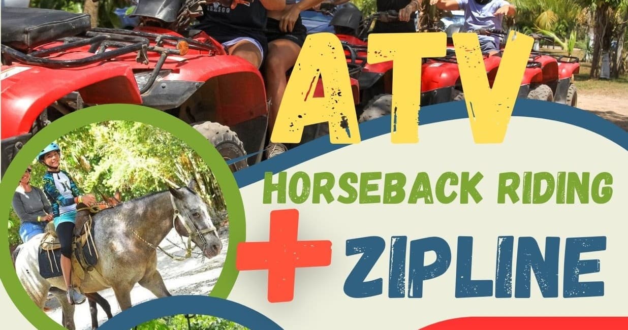 ATV, Zipline & Horse Riding with ATV Tours El Viejo y Yo