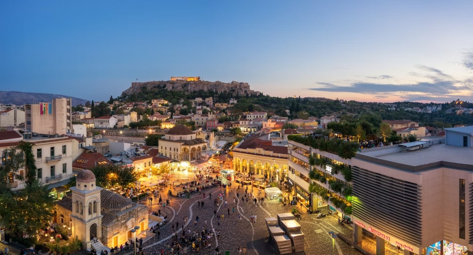 Rooftops to Raves: Athens Pub Crawl with Acropolis Views & Psyrri Nightlife