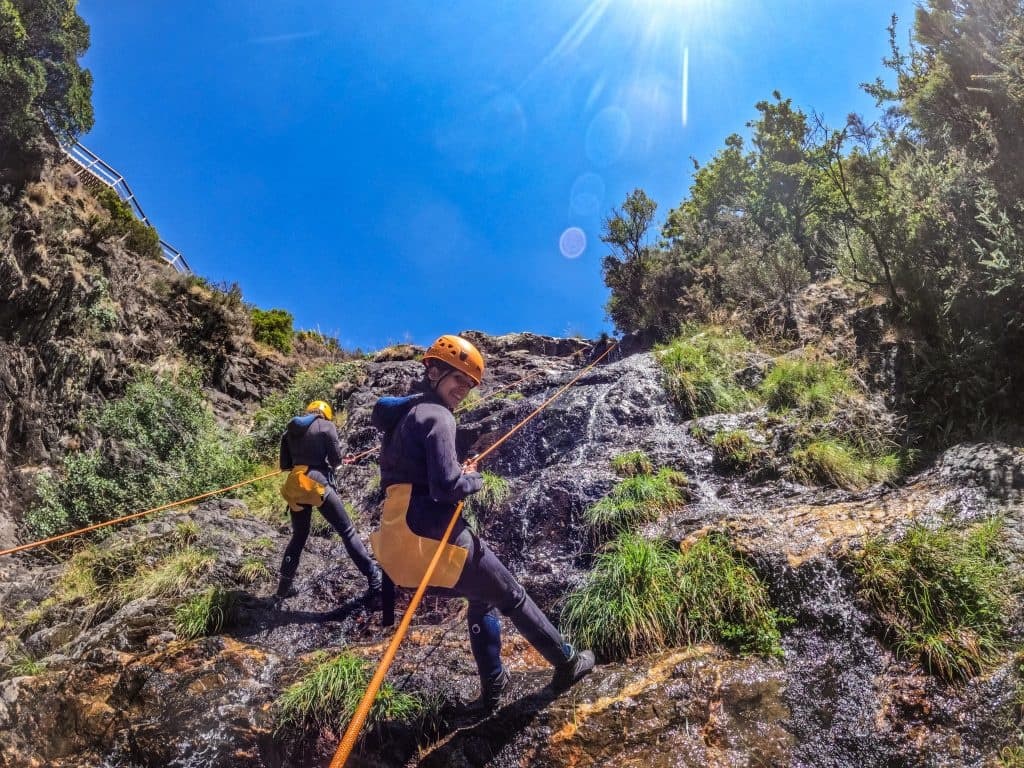 Canyoning Adventure at Ribeira das Quelhas