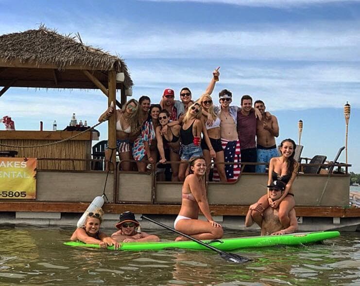 Pontoon Adventures on Lake Elizabeth with Twin Lakes Boat Rental