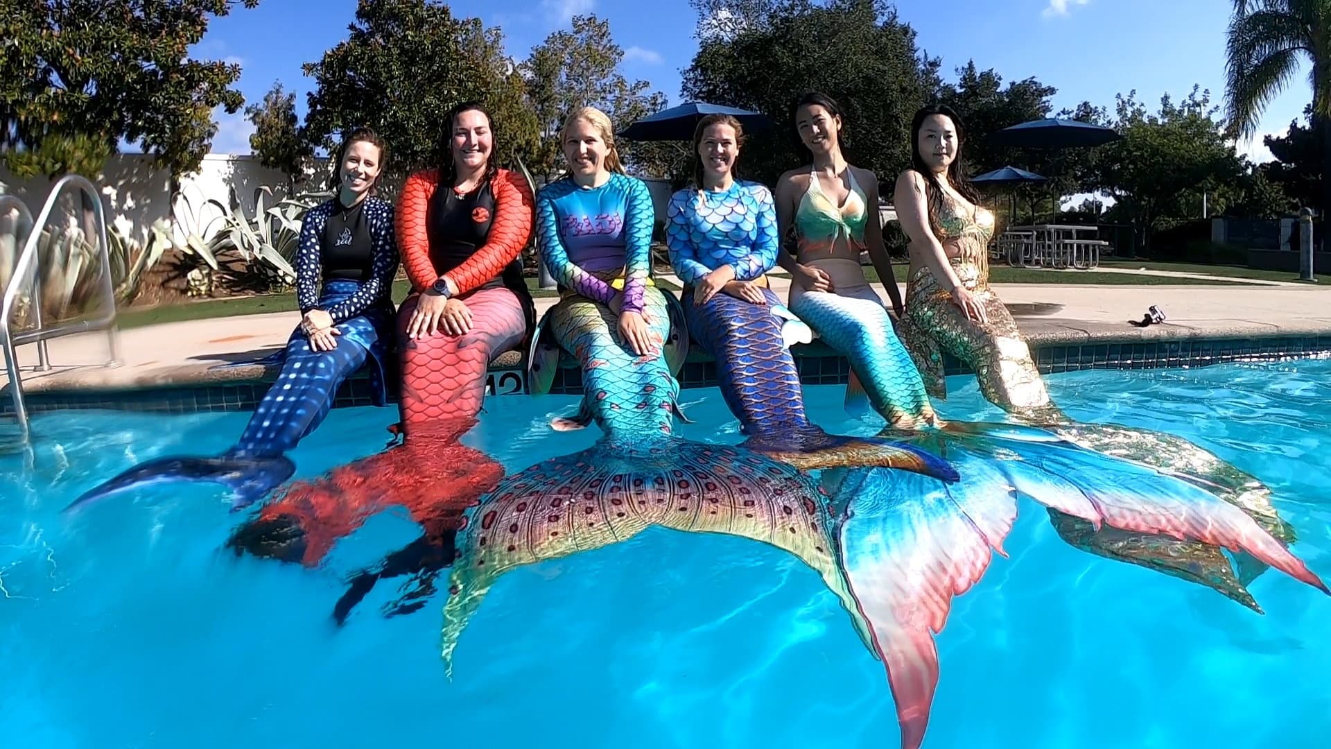 Catalina Island Mermaids team