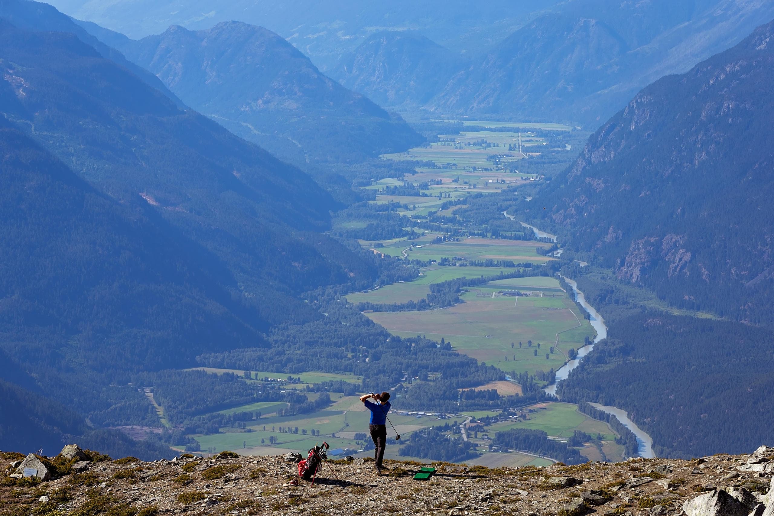 Heli Golf Experience with Blackcomb Helicopters in Whistler