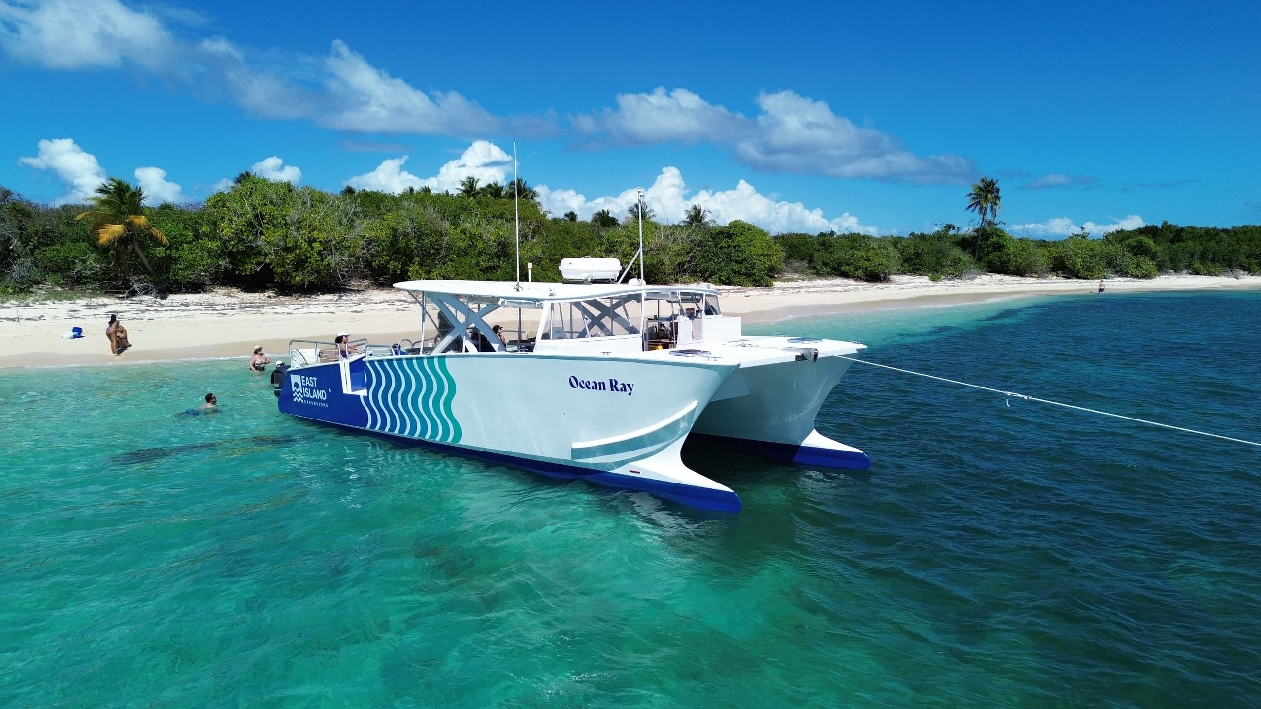 Ocean Ray Private Power Catamaran Adventure in Fajardo, Puerto Rico
