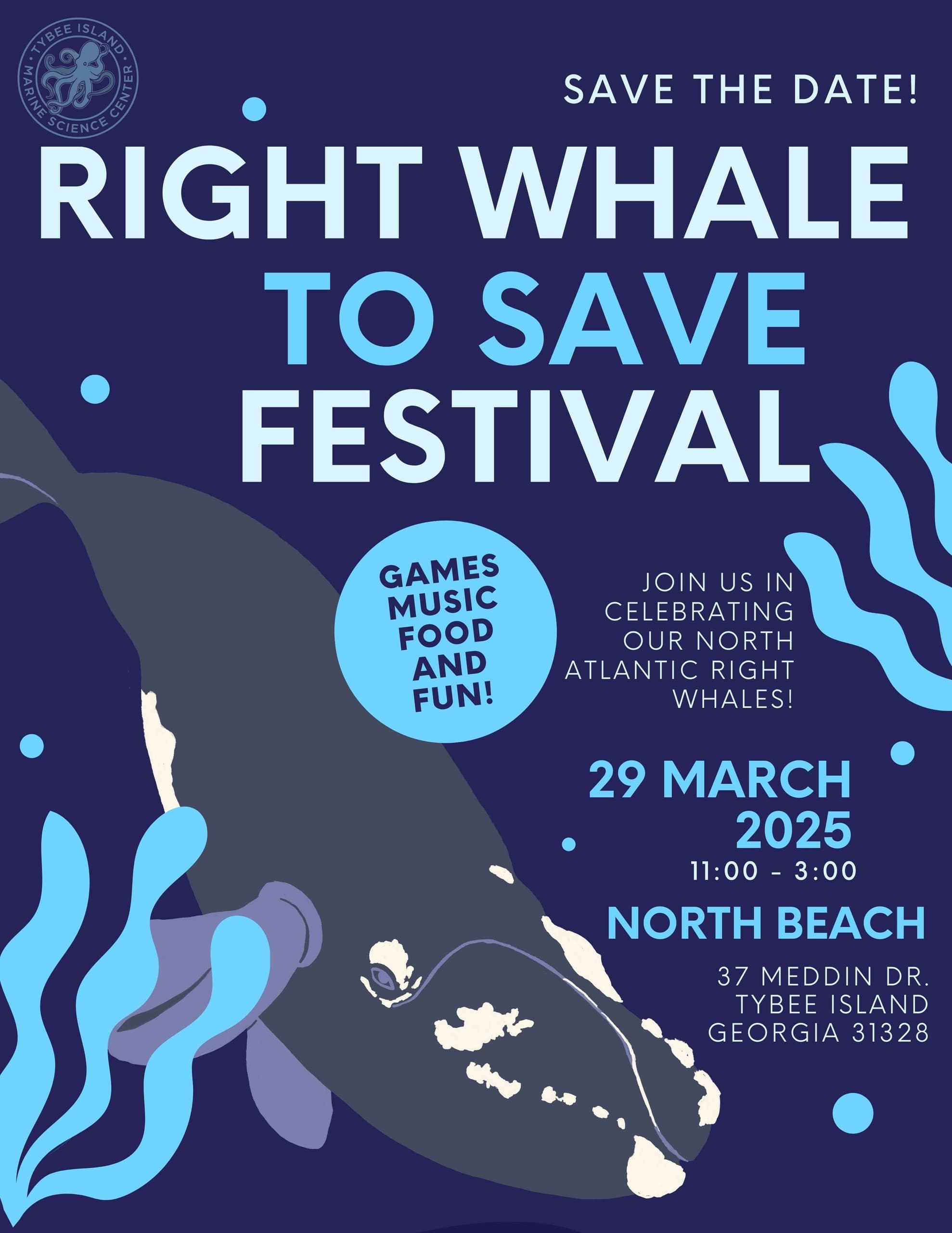 Join the Right Whale to Save Festival on Tybee Island: Nature, Education, and Conservation United