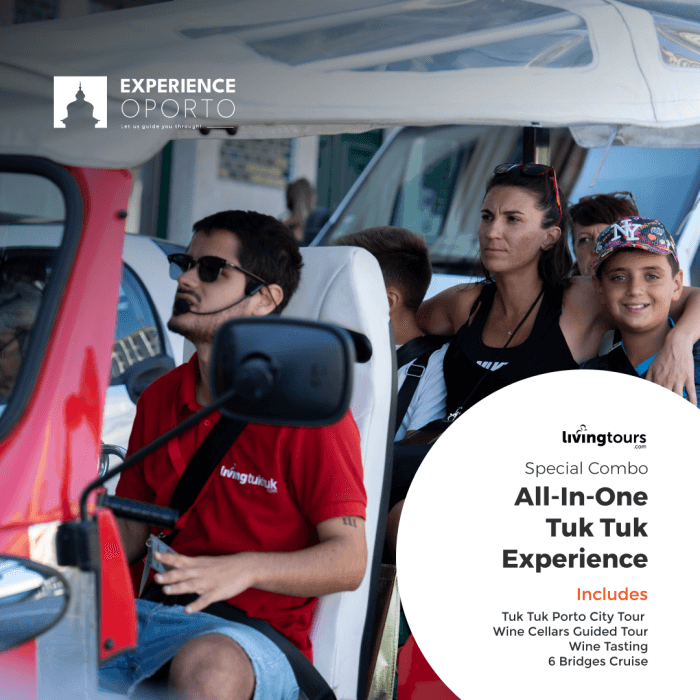 Water Activities & Land Adventures in Porto with All-In-One Tuk Tuk Experience