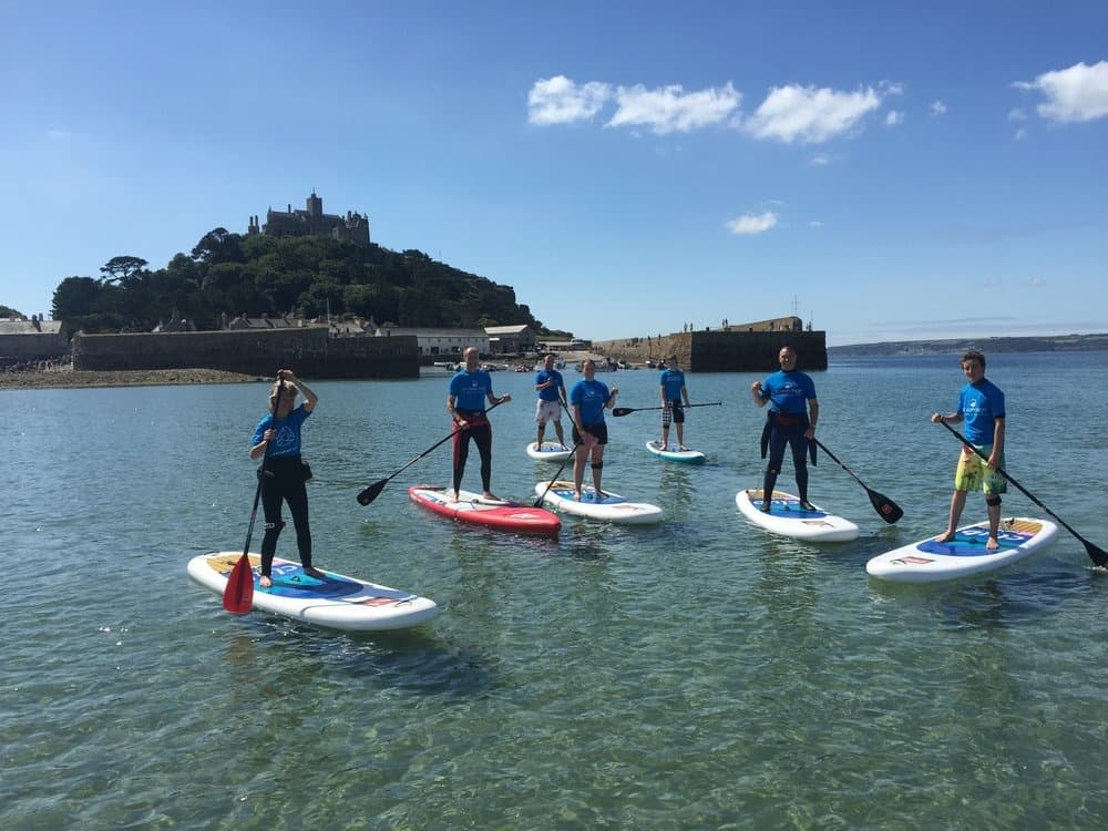 Stand Up Paddleboarding Lessons with Ocean High in Marazion