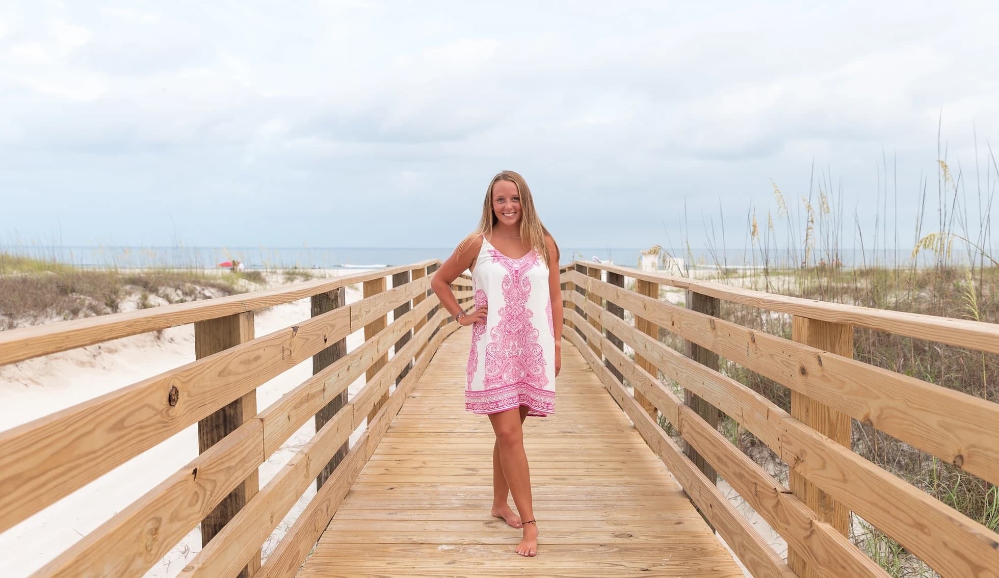 Senior Beach Sunset Session with Family Photography in Gulf Shores