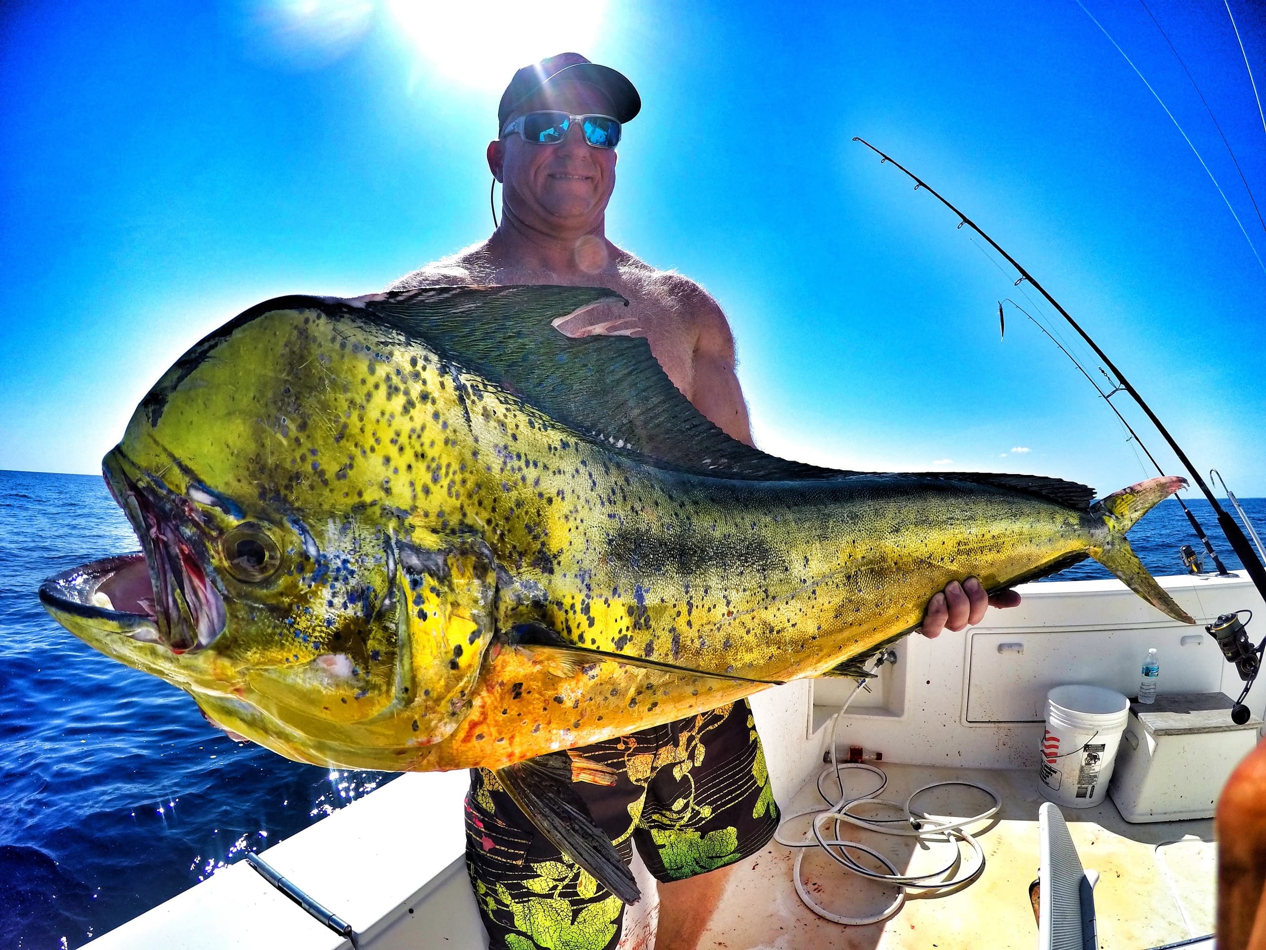 Full-Day Mahi Fishing Off Big Pine Key: 42’ Freeman Charter