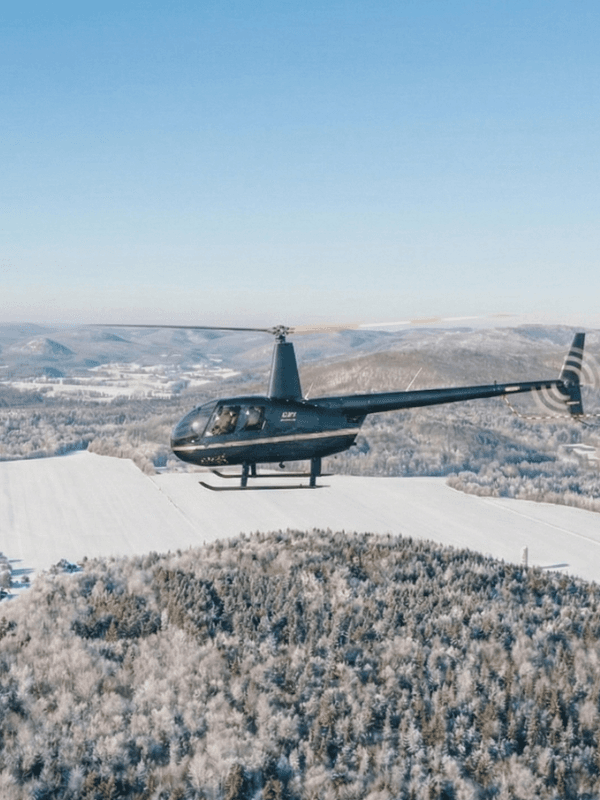 Above Jacques-Cartier: 15-Minute Helicopter Tours from Stoneham