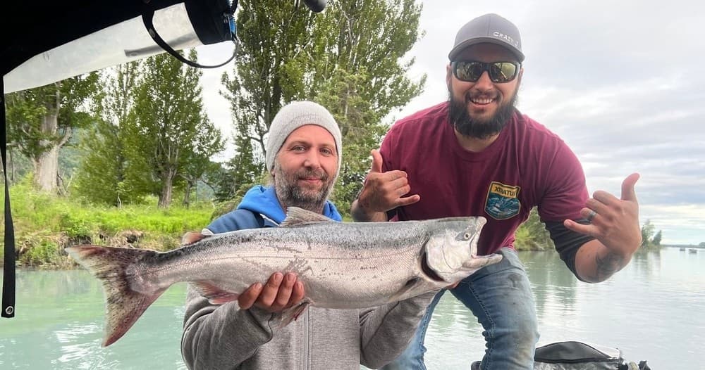Knik River King Salmon Journey with Crazy J's Guiding in Alaska