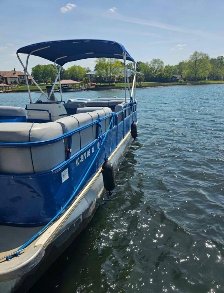 Blue Magic Pontoon Rental: 24-ft Bentley Sunset Cruises on Winston-Salem Lakes photo 1