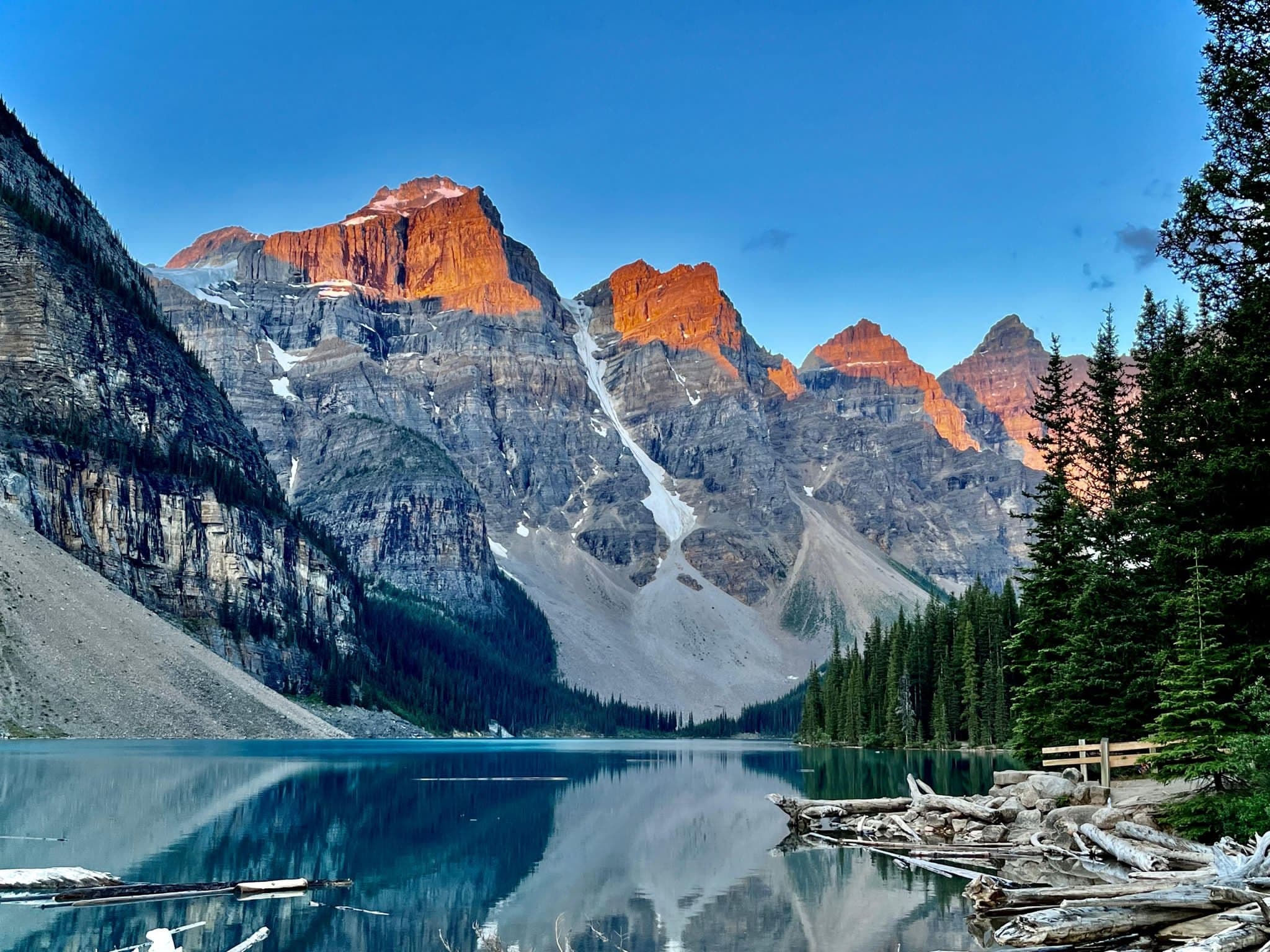 Moraine Lake & Lake Louise Sunrise Tour with Explore Banff Tours Inc.