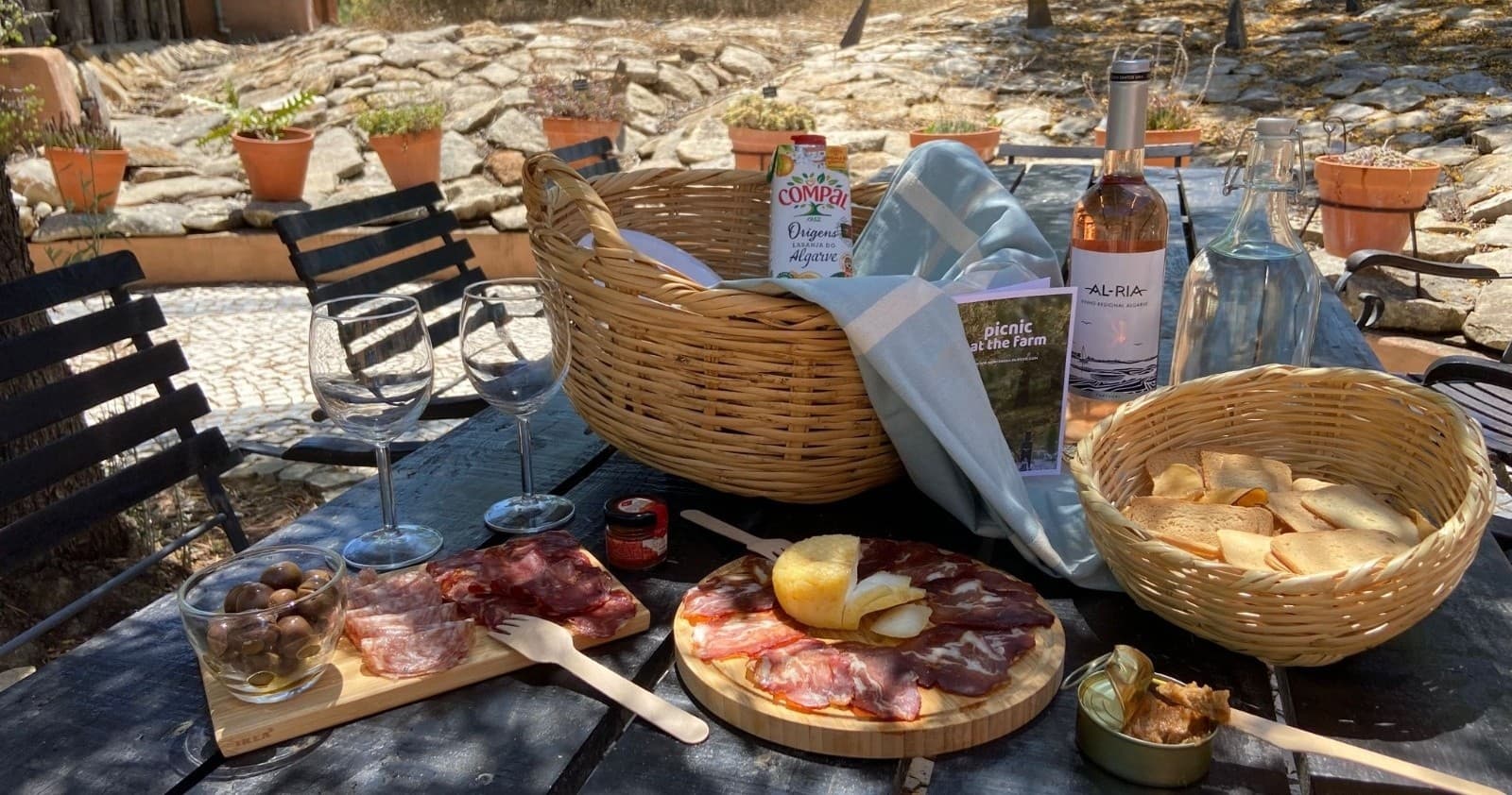 Olive Oil Farm Picnic in Moncarapacho with Farm Experiences & Tours