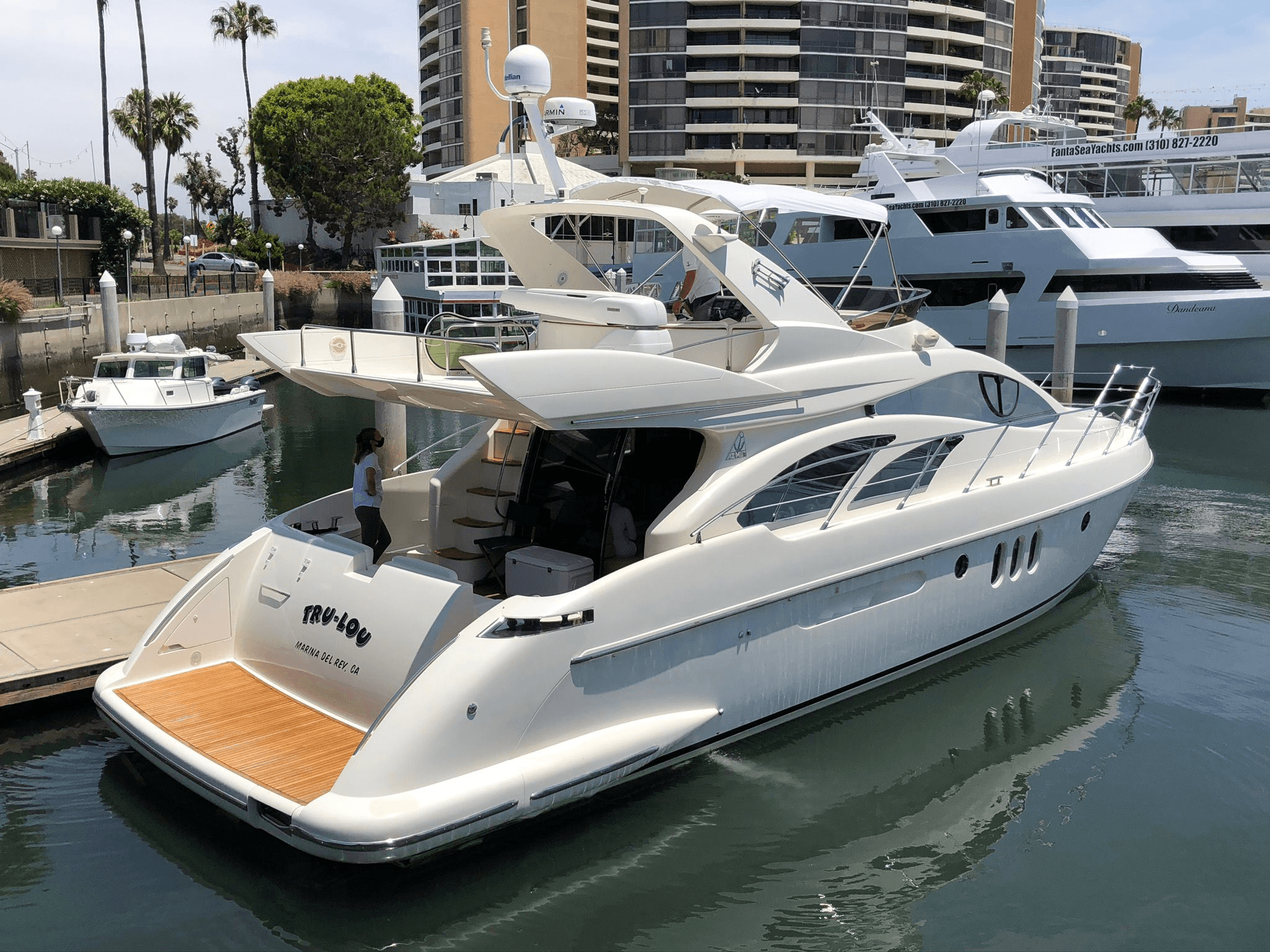 Luxury Yacht Rental on 60' Azimut in Marina del Rey