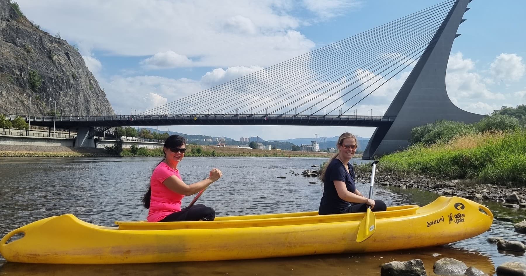 Canoeing the Elbe River with Active Point Děčín