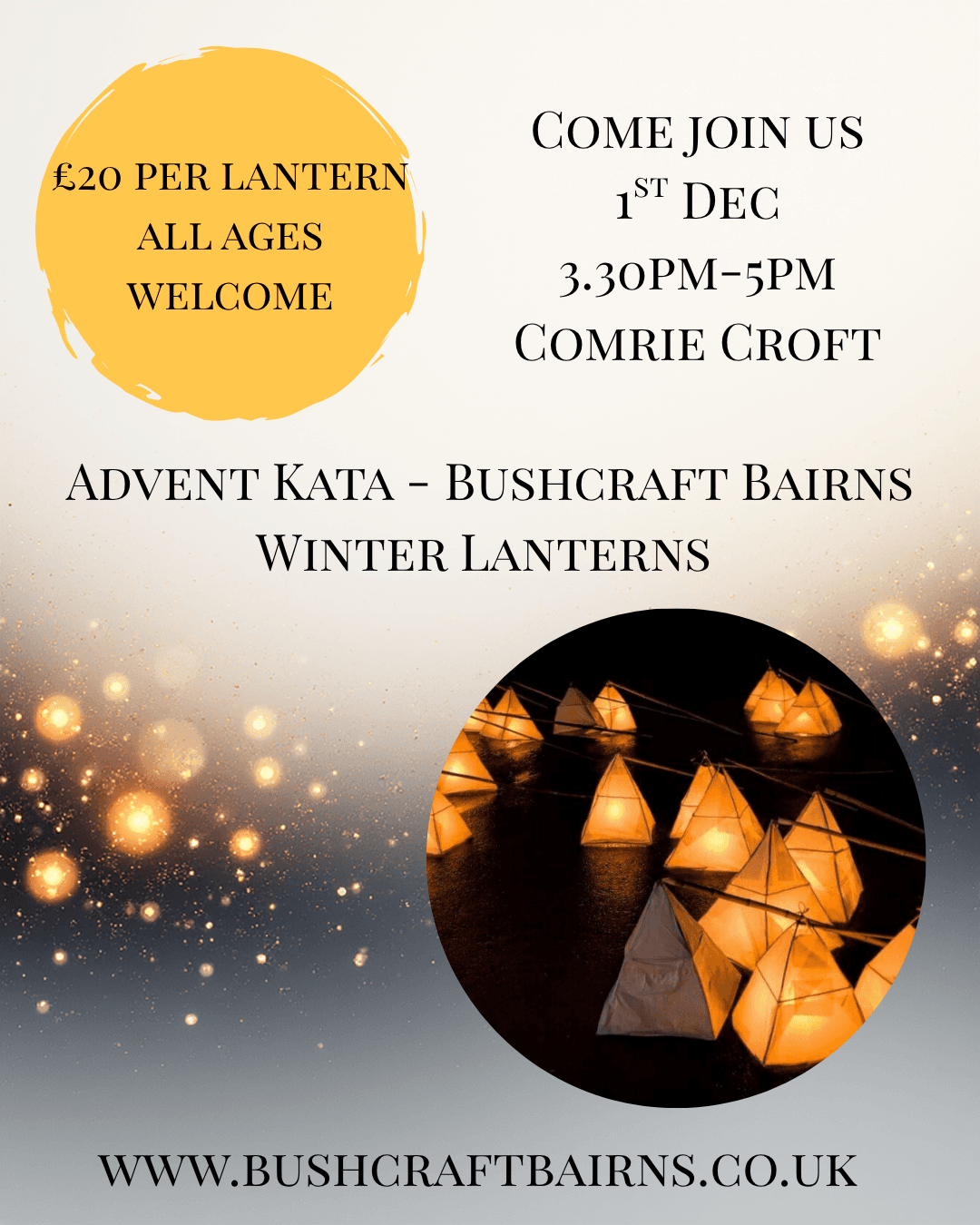 Light in the Lowlands: Winter Lanterns with Bushcraft Bairns in Crieff