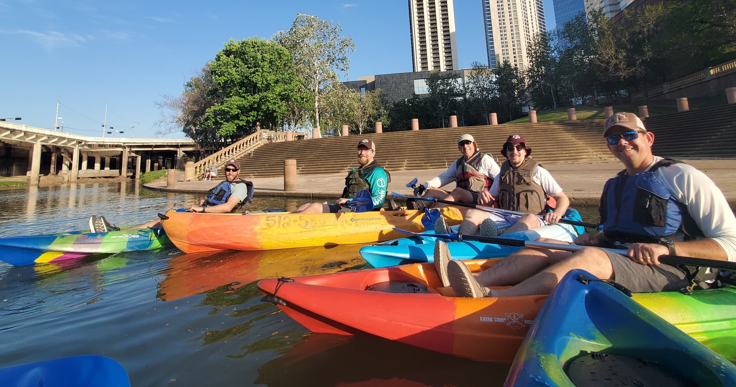 Buffalo Bayou Regatta Rental: Kayak through Houston's Downtown