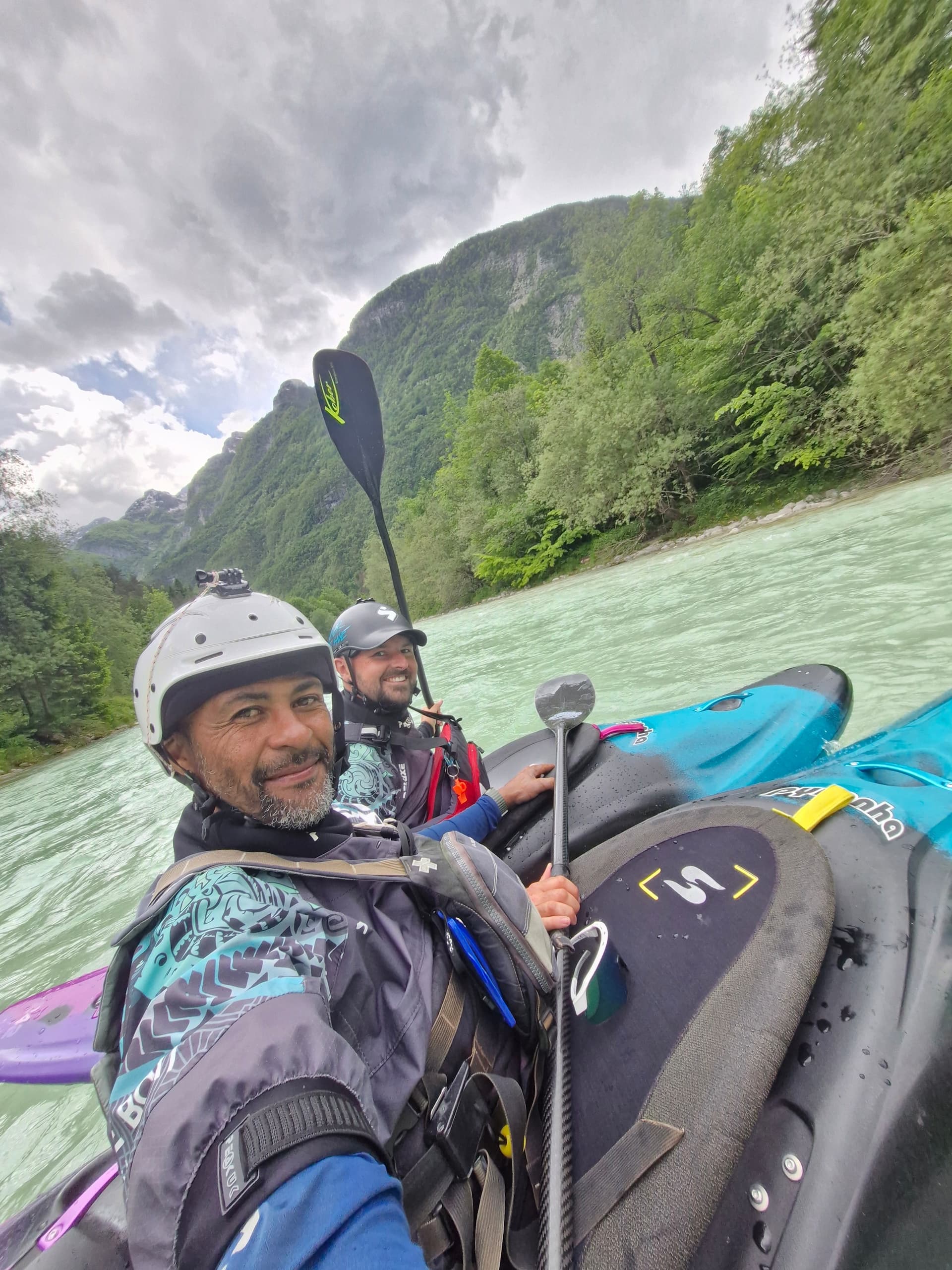 Hire A Guide on Slovenia's Soca River for Class 3-4 Whitewater Progression