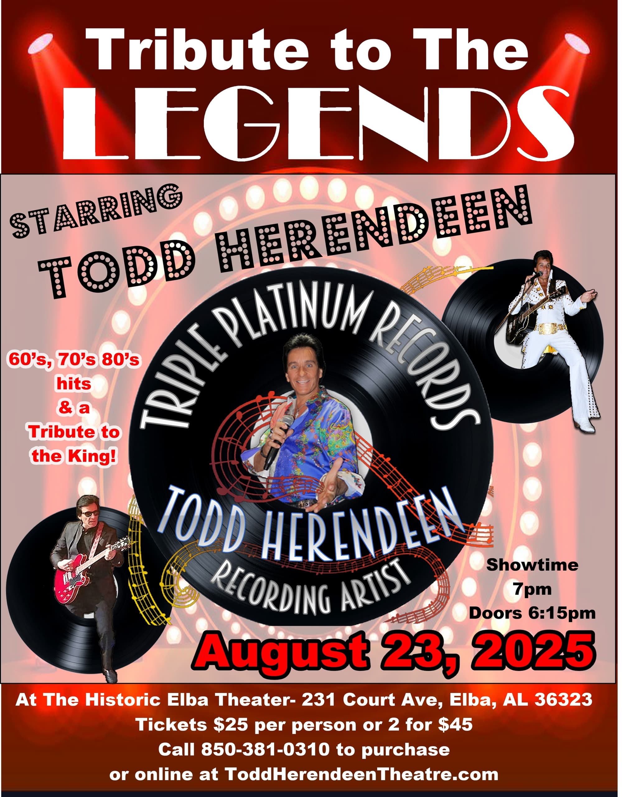 Music & Outdoor Fun at Elba, AL with Todd Herendeen Theater