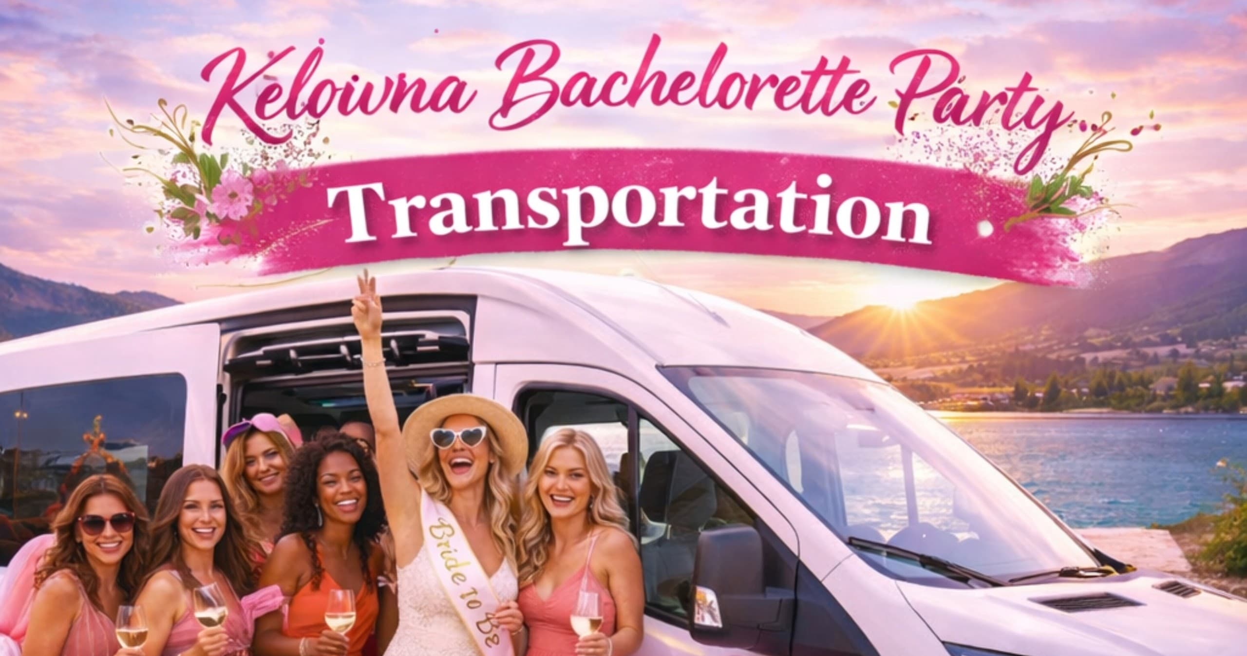 Kelowna Bachelorette Shuttle: Private Hourly Transportation for Wine Tours & Lake Days