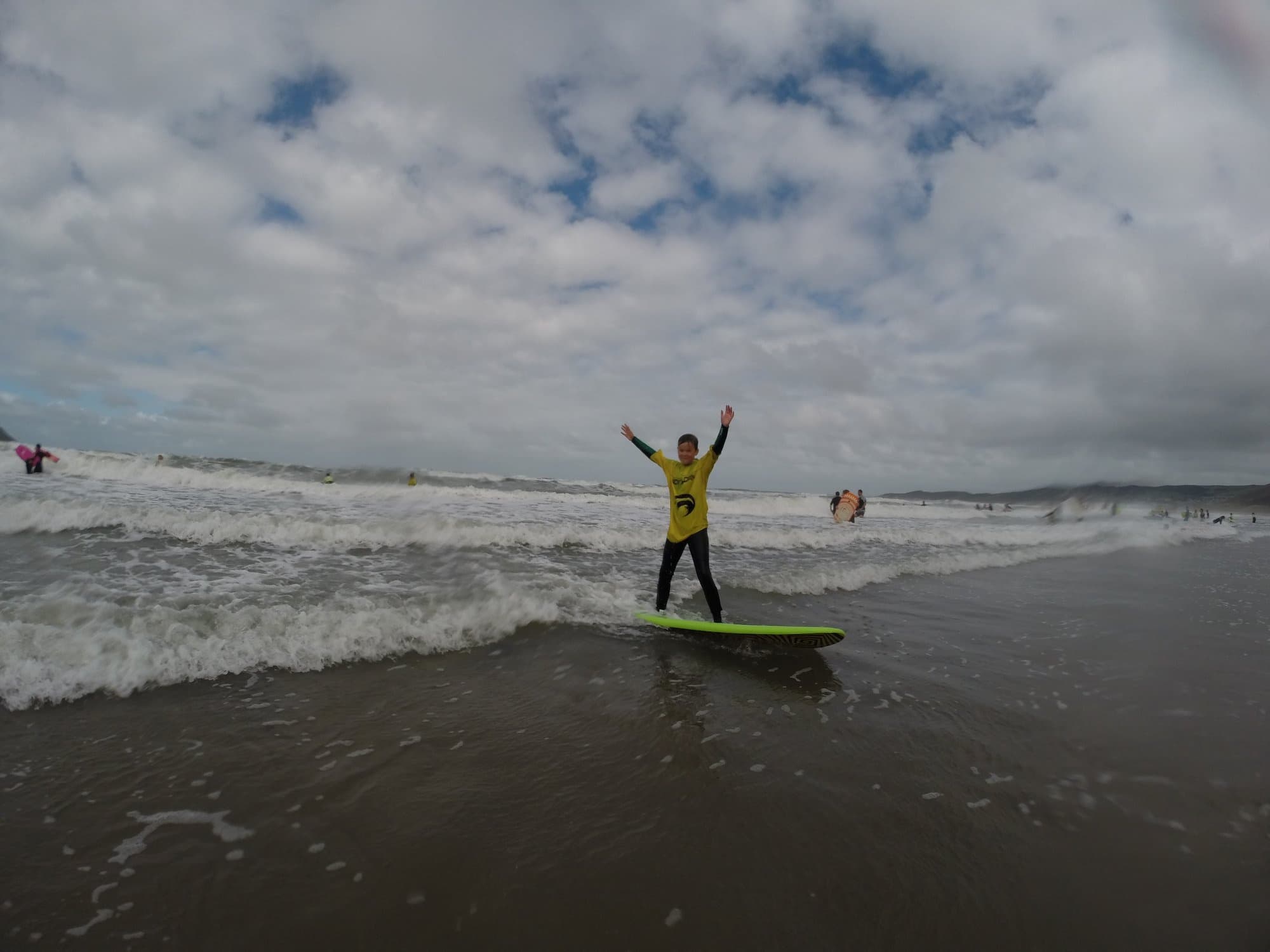 Surfing Adventure with Nick Thorn Surf School at Putsborough Beach