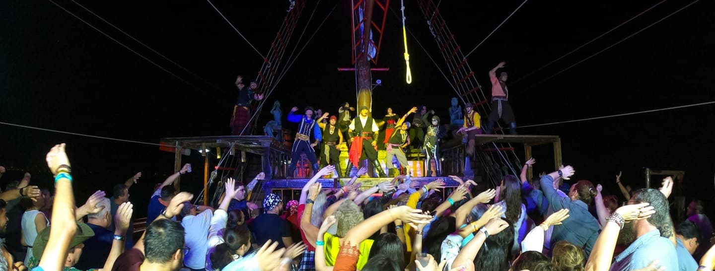Water-activities: Vallarta Tours & Rentals' Pirate Night Cruise