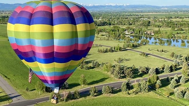 Hot Air Balloon Adventure with Endeavor Ballooning in Montana