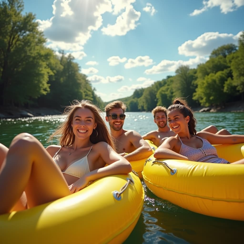 Tube Trip Adventure on Hocking River in Logan, Ohio