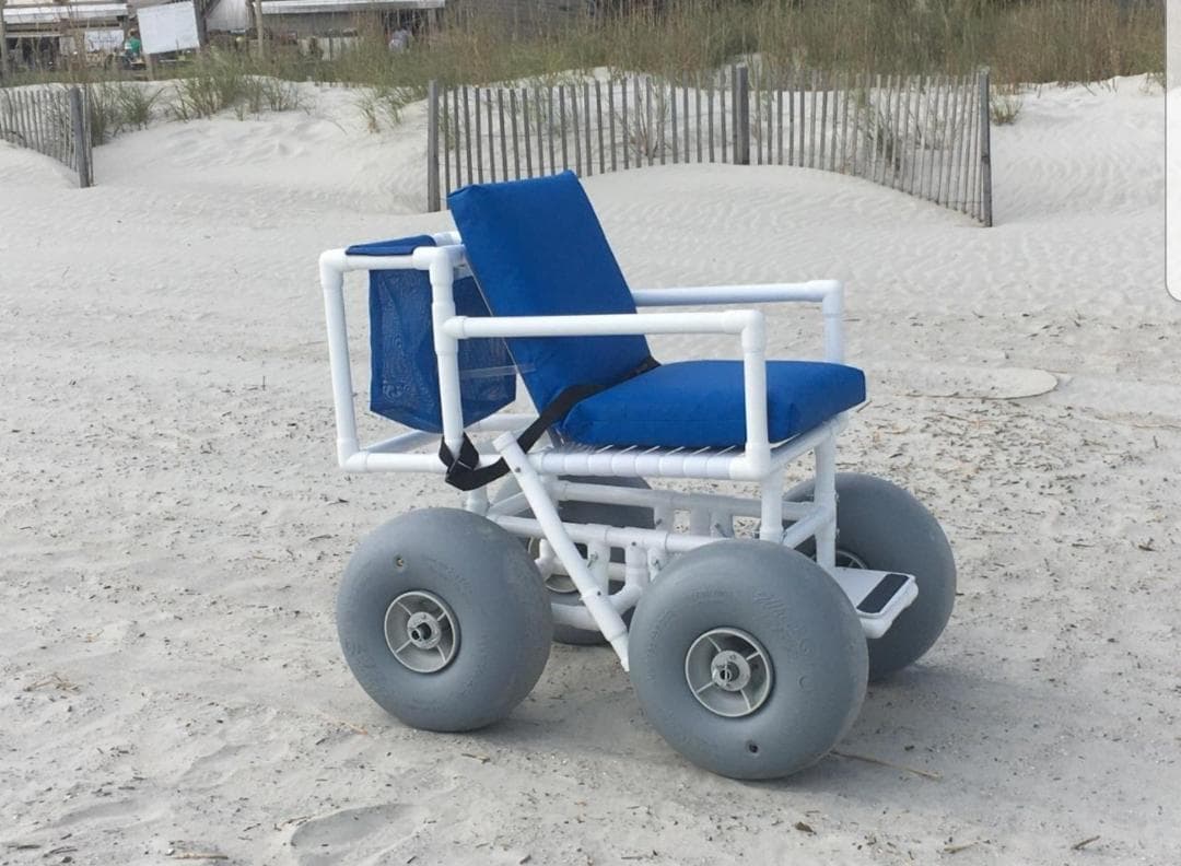 Accessible Beach Outings with Hilton Head Outfitters - Beach Wheelchair